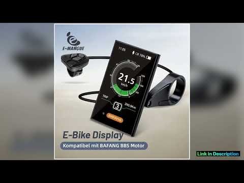 Bafang DPC18 Electric Bike Display with Speedometer USB Charging Port for Mid Drive Motor BBS01B BB