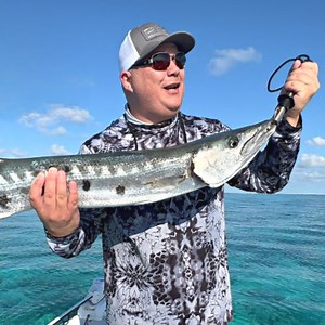 Catch and Cook Monster Barracuda! 😱 | Guga Foods