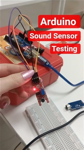 Arduino Ses Sensörü (Sound Sensor) Test Ediyoruz - Biraz abartmış olabiliriz 😅 #arduino #kodlama