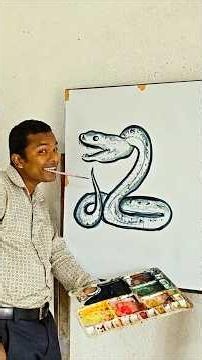 How to draw a Snake with number 2 #art #drawing #howtodraw #tutorial #viral #ideas #shorts