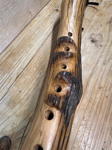 Native Style Branch Flute Key of E 432hz English Oak. Available Now! - Etsy