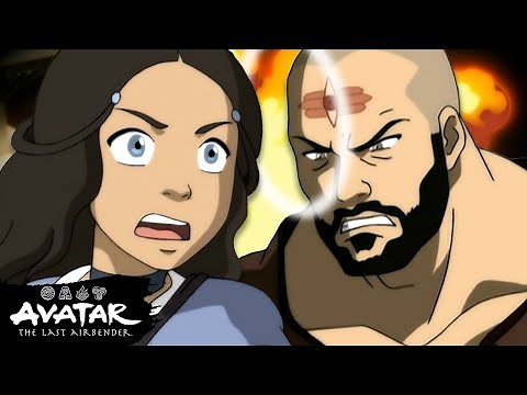 Team Avatar vs. Combustion Man at Western Air Temple 💥 Full Scene | Avatar: The Last Airbender