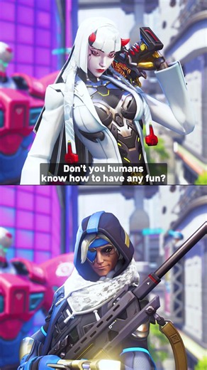 Shion & Ana Interaction | Overwatch #overwatch #ow