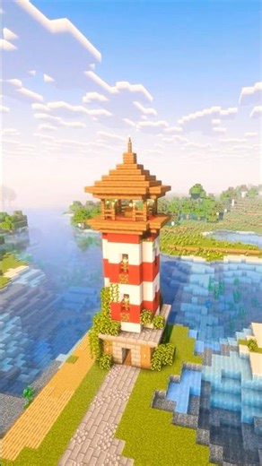 Most Epic Minecraft Lighthouse Build #minecraft #minecraftbuilding #minecraftsurvivalseries