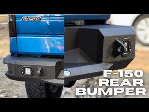 Hooke Road F-150 Rear Bumper Install - This thing is BEEFY!