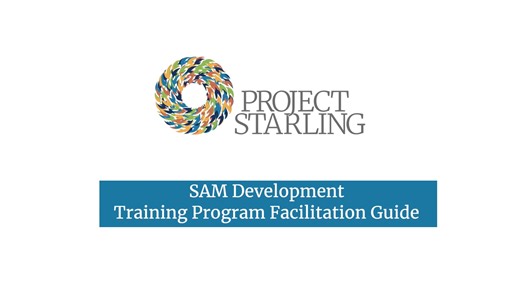5: SAM Facilitation Guide: Best Practices