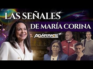 MARÍA CORINA ESTÁ DANDO SEÑALES