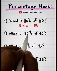 70K views · 3.2K reactions | Percentage Trick and Power of 10 #csereviewer2023 #LETreview #BasicMath | Ako si Teacher Gon | Facebook