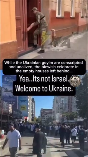 Old World Historical Society on Instagram: "————— 🚨 The brutality of Zele_kys Conscript army 🚨 Kidnapped Ukrainian men, beaten and abused while “training”. The “medical examination” takes 3 minutes. When these poor souls are dispatched to face the professional Russian army, their life expectancy is 4 days. If one looks at it as a sacrificial rite, it all starts making sense. An old talmudic ritual of transferring sins onto a living creature and then brutally unaliving that said creature to sen