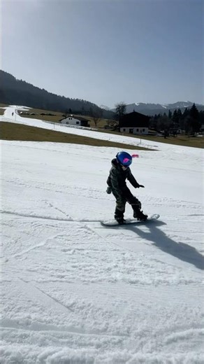Der aller erste Snowboard Versuch mit gerade mal 7 Jahren / Kitzbüheler Alpen