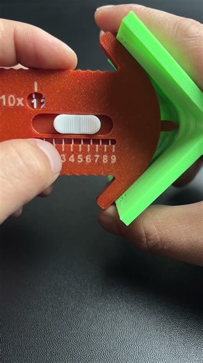 3D Printed Vernier Radius Gauge