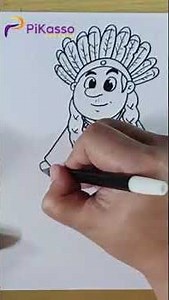 How to Draw a Native American Easy in Less Than One Minutes