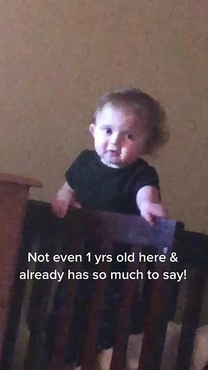 She has ALWAYS had so much to say! Not even a year old here & she was almost 2 in the video that went viral. #fyp #futurekaren @mirandarights711