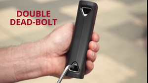 Seatylock Mason Bike U Lock - Patented Heavy Duty Anti Theft Diamond Secure ULock - Ultra Security Bicycle Safety Tool with Keys for City Electric or Mountain Bikes and Scooters