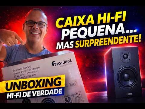 Unboxing da Pro-Ject Speaker Box 5E – Caixa Hi-Fi compacta que surpreende!