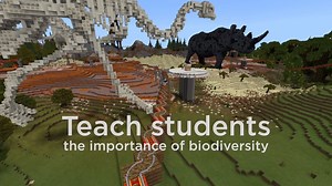 Announcing a new Biodiversity lesson pack and world coming to Minecraft: Education Edition this summer! These lessons were created in partnership with the World Wildlife Fund (WWF) and naturebytes to support science educators around the world. Read more: aka.ms/minecraftbiodiversity | Minecraft Education