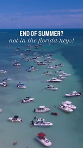 89K views · 1.8K reactions | Is there anything more American than a day off at the sandbar?!  While Labor Day might be the unofficial end of summer up north, down here the season is still in full swing ☀️ Escape the cold and book your fall (spoiler: it’s still summer) getaway to the Keys today at fla-keys.com. : Mike's Aerial Photography : Islamorada | The Florida Keys & Key West | Facebook