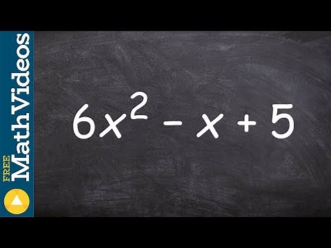 How to identify when a trinomial is not factorable