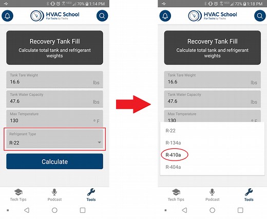 Calculate Recovery Tank Fill the Easy Way