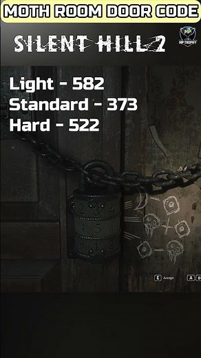 Silent Hill 2 Remake - Moth Room Door Code