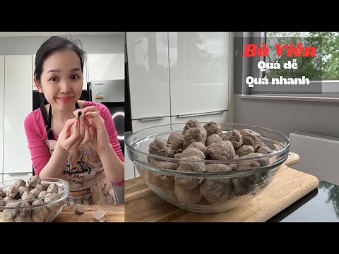 Làm BÒ VIÊN DAI GIÒN tại nhà quá dễ và quá nhanh.