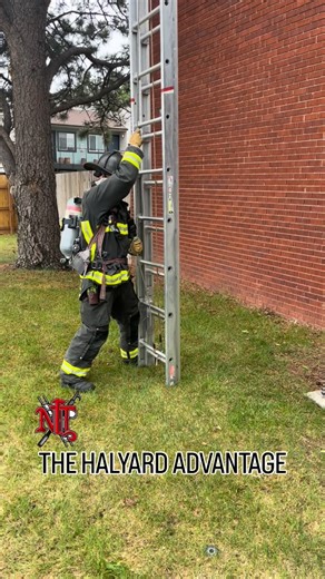 Next Level Training Network / Next Level Extrication on Instagram: "The halyard can extend, lower, raise, and retract. When raising and lowering you can use the halyard as a mechanical advantaged. This can position the ladder into the building and away from the building with ease. Just a training tip, give it a shot and see what you think. @take_the_door_training @trainyourprobie @fdicindy @fireengineering @firefighternationhq"