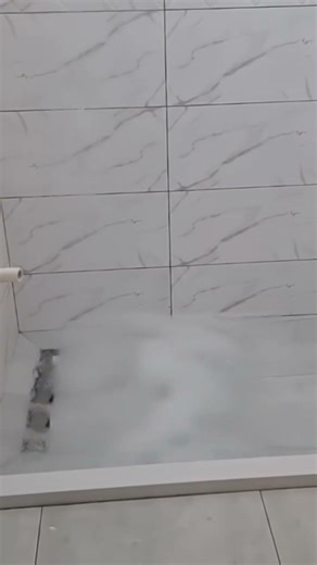 Water Test: New Tile Shower Drain and overflow Setup #splashback #shower