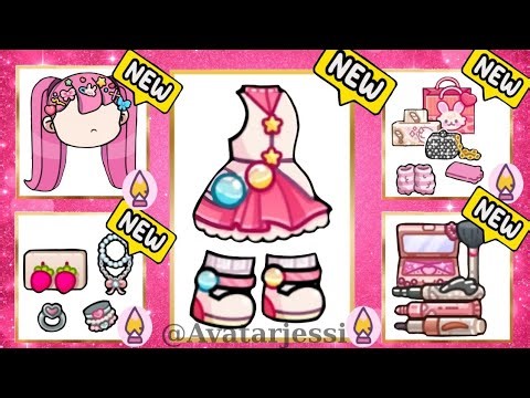 NEW!✨😱UNLOCK CANDY SUGAR PINK OUTFITS COLLECTION SUPER SECRETS IN AVATAR WORLD💎🛍️PAZU