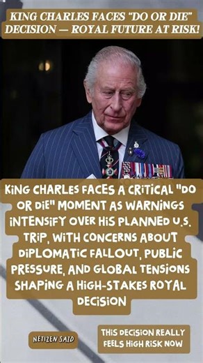 ⚠️👑 King Charles Faces “DO OR DIE” Decision — Royal Future at Risk!