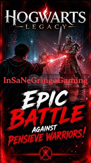Hogwarts Legacy – Epic Battle Against Pensieve Warriors! #HogwartsLegacy #MagicBattle #Shorts