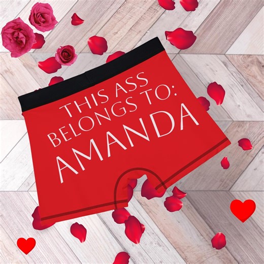 Personalized Text Boxers, Custom Underwear for Men, Boyfriend Husband Boxers, Photo Anniversary Birthday, Valentines Face Boxers for Him - Etsy