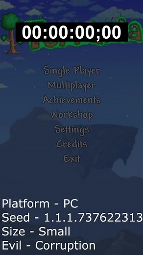 Finding the enchanted sword in under a minute in Terraria #Terraria #terrariagameplay