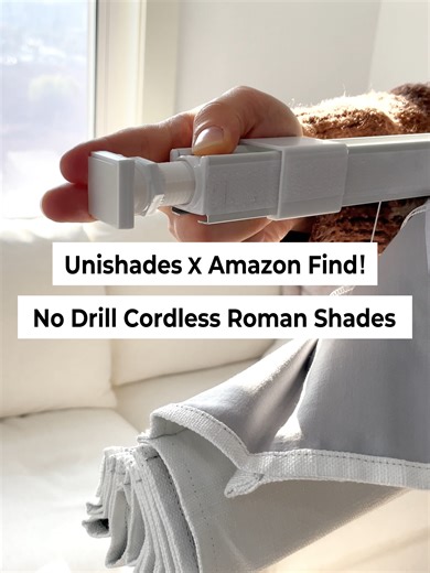 🤍 No Drill White Linen Roman Shades | Clean & Timeless Style Simple, elegant white linen-look Roman shades to elevate any room. Easy no-drill installation, wall-safe and renter-friendly, with a classic soft texture that fits every home decor.Tap the link in bio to upgrade your windows! 🔗 #homeupgrade #InteriorDesign #homestyling #HomeDecor #amazonhomefinds #windowtreatments