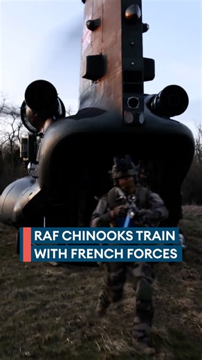 ‘Bonjour Paris’ says the RAF Chinook pilots 🚁 Exercise Pegasus Titan brought together UK and French personnel to pool their materials and equipment for a two-week bilateral training mission. Watch here 📺 #Paris #France #RAF #RoyalAirForce #Helicopter #Exercise #Training #News #BFBSForcesNews | Forces News