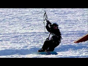 Nathaniel Montminy en kitesnow