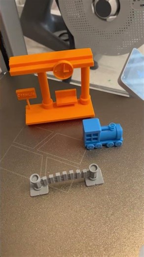 3D місто: паркан, поїзд і станція / 3D City: Fence, Train & Station #3dprinting #3dдрук