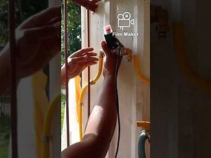 gas leak detector with auto shut off valve installation.