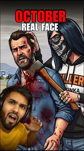 OCTOBER FACE REVEAL😨|| TECHNO GAMERZ NEW GTA 5 VIDEO #166