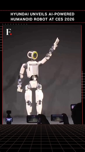 #FirstpostNews: Humanoid Robots Move Closer to Home at CES 2026 Technology is rapidly moving from novelty to necessity, becoming embedded in everyday life, and CES 2026 is showcasing just how far that shift has gone. Hyundai-owned Boston Dynamics is publicly demonstrating its humanoid robot Atlas for the first time at the CES tech showcase, intensifying competition with Tesla and other rivals racing to build human-like robots capable of performing everyday tasks. The goal is clear: machines that