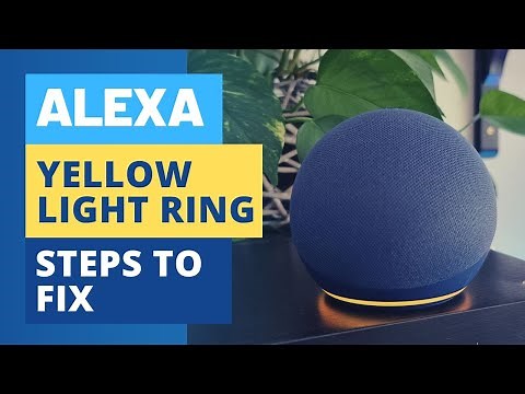 Dismiss & Disable the Alexa Yellow Light Ring on your Echo Speaker!