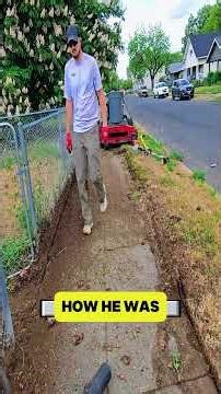 HOA President Screams While I Save This Man’s House! 😡🏡 #shorts #lawncare #mowing