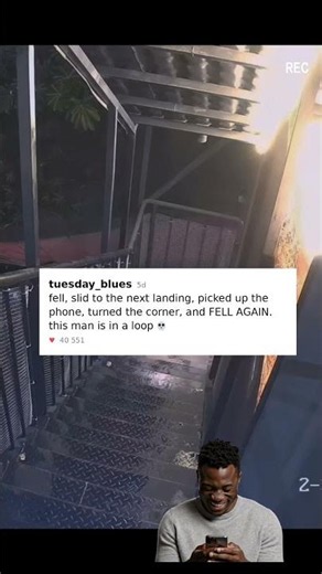 Guy Falls Down Stairs… Then Does It AGAIN Around The Corner 😂