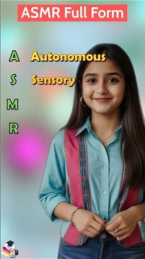ASMR Full Form #shorts #ASMR #youtubeshorts #gk #english #vocabolary #full #fullform #learn #viral