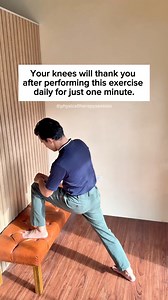 834K views · 8.7K reactions | Your knees will thank you—just 1 minute a day of this exercise can make a big difference! 例✨ #KneeHealth #DailyMovement #kneepain #kneeexercises | Physical Therapy Session | Facebook