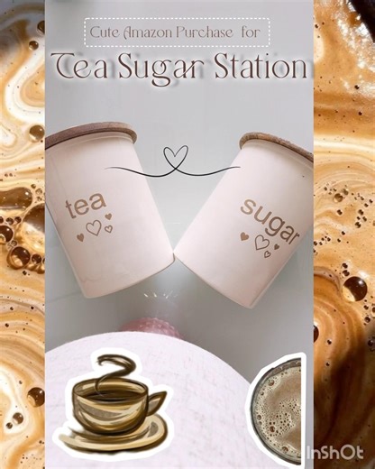 Aesthetic Tea & Sugar Containers | Kitchen Organization Ideas ☕✨