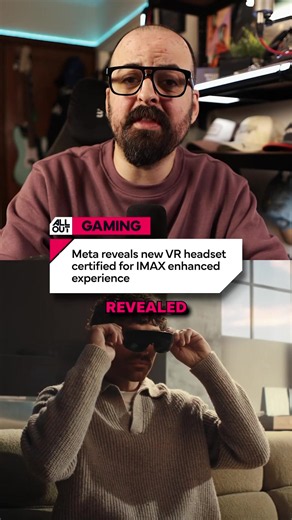 Meta Reveals new IMAX Enhanced VR glasses #meta #vr #gaming #gamer #gamingontiktok