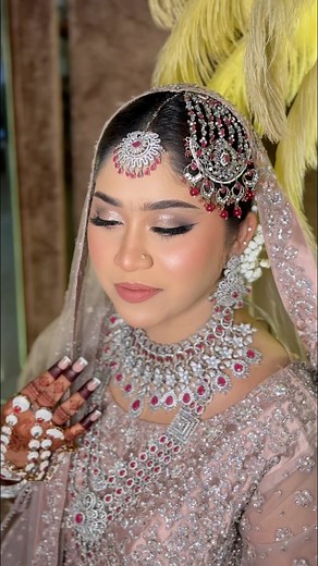 Signature Bridal Makeover by Megha Saha Makeup Studio ❤️ Henna Mim's Henna Palace. | Megha Saha Makeup Studio
