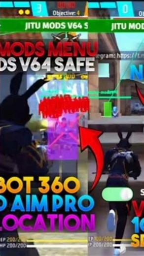 Free Fire OB52 Antiban Headshot Panel🔥Mod Menu + Injector OB52 100% Safe ✅ #freefire#ob52#shorts