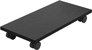 Computer Tower Stand Under Desk,Mobile PC Tower Stand with Wheels Computer Mainframe Carts