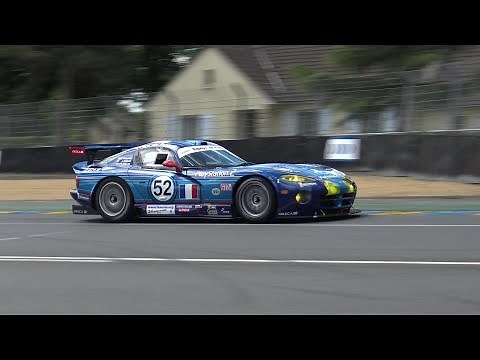 Iconic Chrysler Viper GTS-R in Le Mans Classic 2022 : Huge V10 Sound ! [HD]